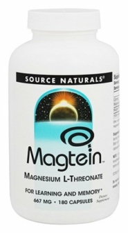 Magnesium L-Threonate (Magtein) - 180 capsules