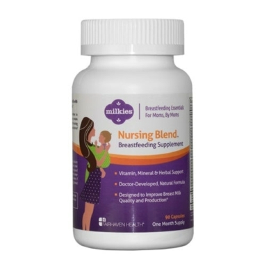 Milkies Nursing Blend Breastfeeding Supplement - 90 veggie capsules