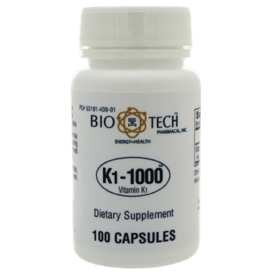 K1-1000 (Vitamin K1) - 100 capsules