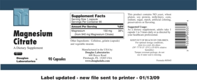 Magnesium Citrate - 90 capsules - Image 2