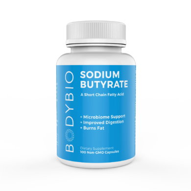Butyrate (Sodium) - 100 capsules (600mg)