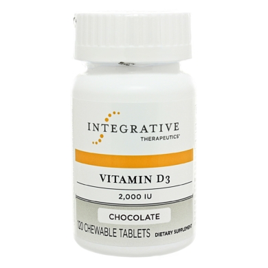 Vitamin D3 2000IU Chewable/Chocolate - 120 chewables