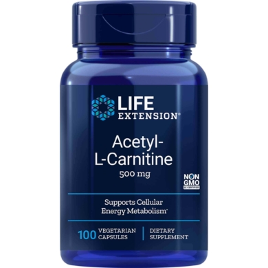 Acetyl-L-Carnitine 500mg - 100 capsules