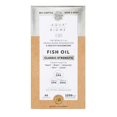 Aqua Biome™ Fish Oil Classic Strength - 60 softgels