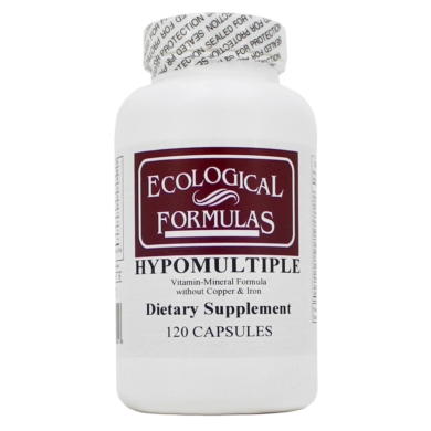 Hypomultiple w/o fe and cu - 120 capsules