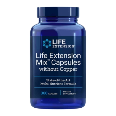 Life Extension Mix Capsules without Copper - 360 tablets