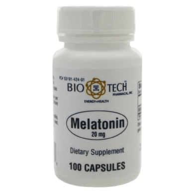 Melatonin 20mg - 100 capsules