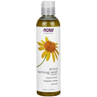 Arnica Warming Relief Massage Oil - 8 ounces