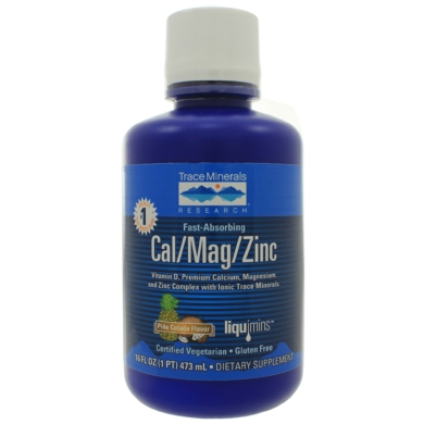 Liquid Cal/Mag/Zinc - Pina Coloda - 16 ounces