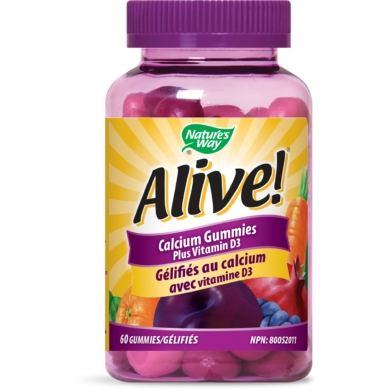 Alive Calcium Gummies - 60 gummies