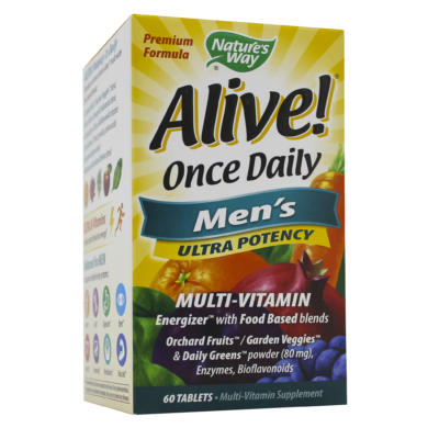 Alive! Once Daily Mens Multi (Ultra Potency) - 60 tablets