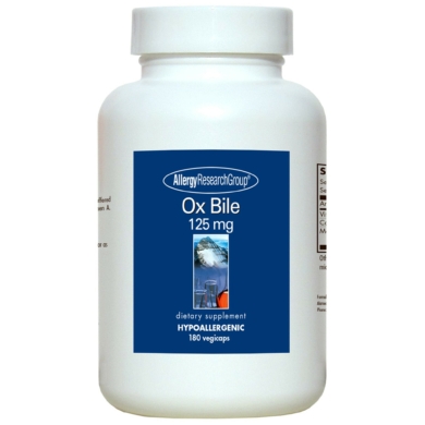 Ox Bile 125mg - 180 vegicaps