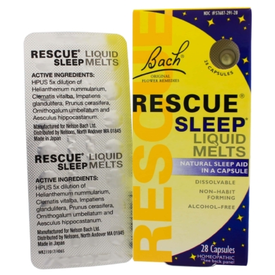 Rescue Sleep Liquid Melts - 28 capsules