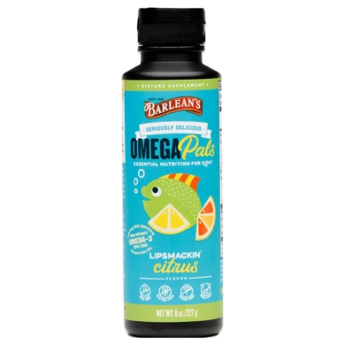 Seriously Delicious Omega Pals Lipsmackin' Citrus High Potency Fish Oil - 8 ounces
