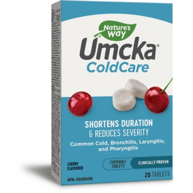 Umcka ColdCare Cherry Flavor Chewable - 20 chewables
