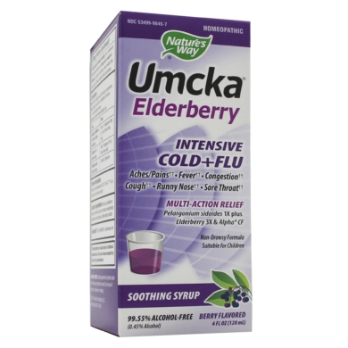 Umcka Elderberry Intensive Cold + Flu Syrup  - 4 ounces
