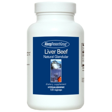 Liver Beef Glandular 500mg - 125 capsules
