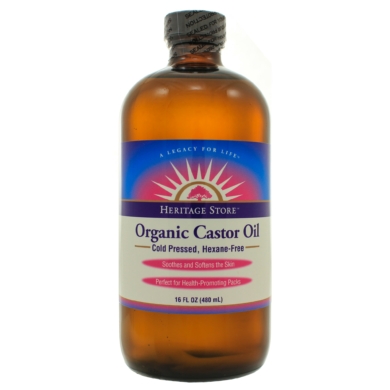 Organic Castor Oil - 16 ounces