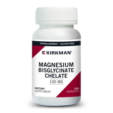 Magnesium-Bisglycinate Chelate - Hypoallergenic - 250 capsules