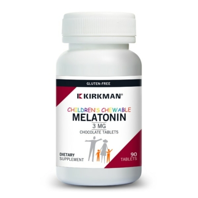 Children's Chewable Melatonin 3mg Chocolate Wafers - 90 wafers