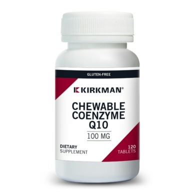 Coenzyme Q10 100 mg Chewable Tablets (with Stevia) - 120 chewables