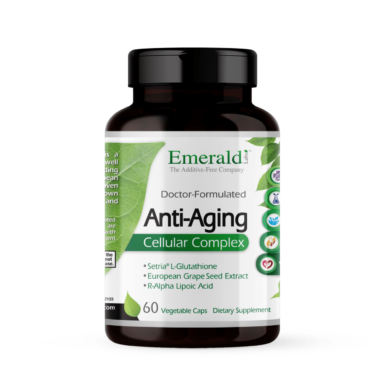 Anti-Aging Cellular Complex - 60 vcaps + Setria® L-Glutathione & R-ALA VEGAN