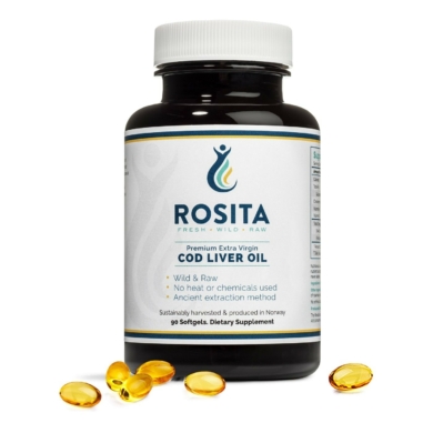 Rosita Extra Virgin Cod Liver Oil Softgels - 90ct
