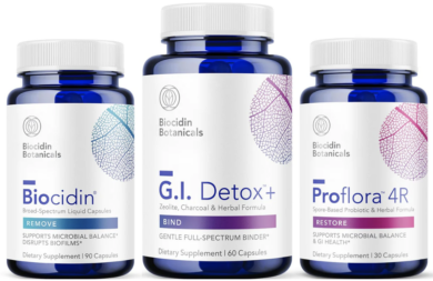 Bioclear Microbiome Detox Program  With Biocidin Capsules (1 month supply)